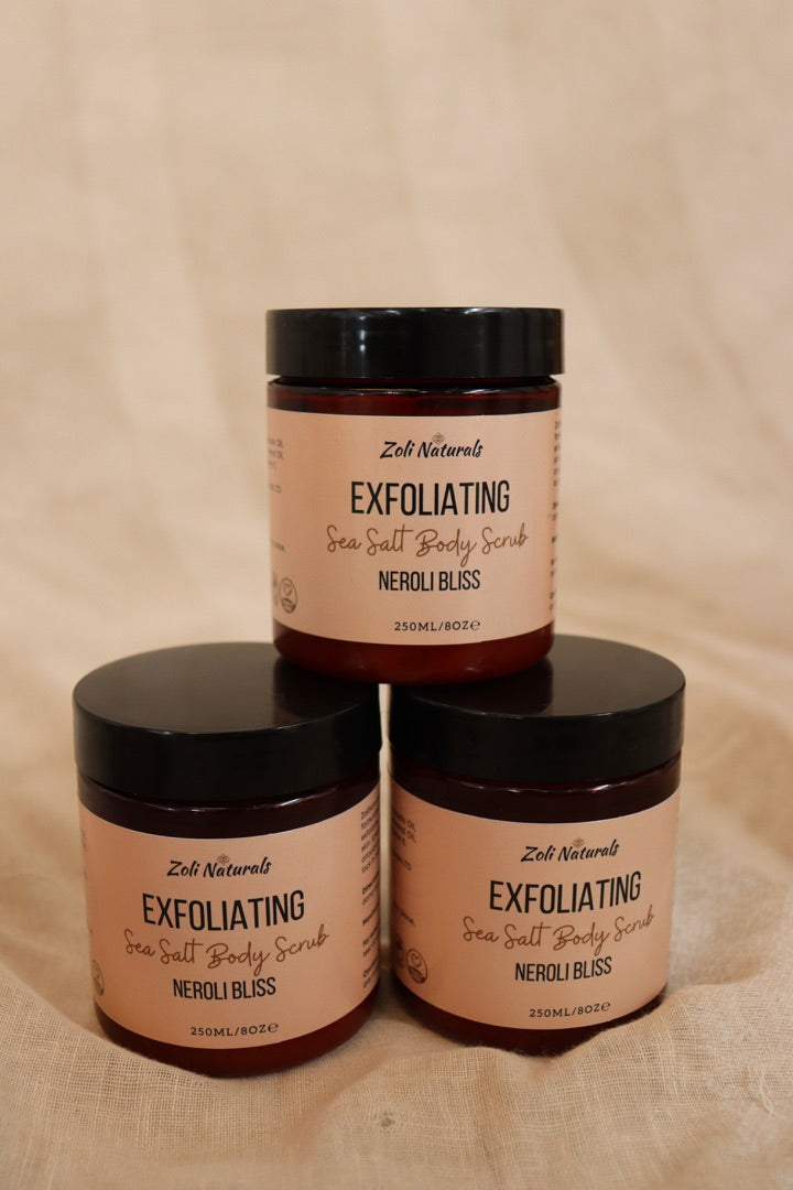 Exfoliating Sea Salt Scrub: Neroli Bliss